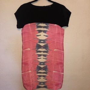 Tibi silk flowy dress!